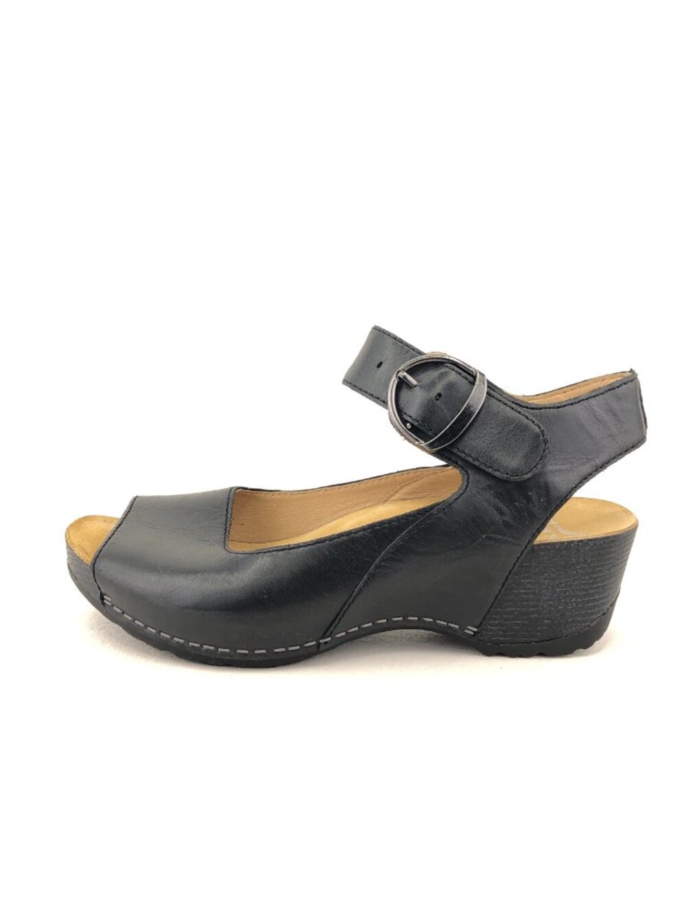 Dansko Tiana Peep Toe Wedge Sandals EUR 36